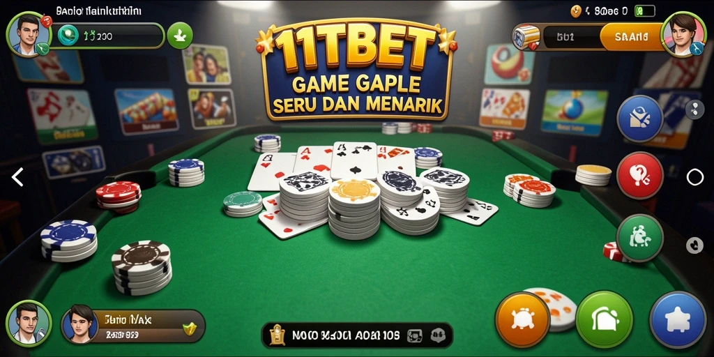 Gameplay menarik dari 11TBET yang menghadirkan Gaple secara modern.