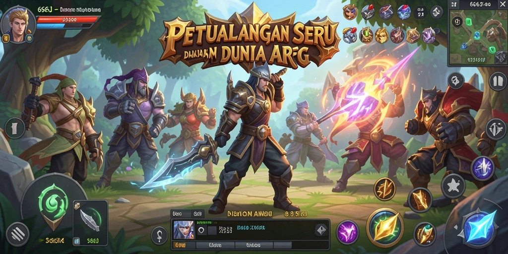 Screenshot gameplay 666J dengan aksi seru di dunia ARPG.
