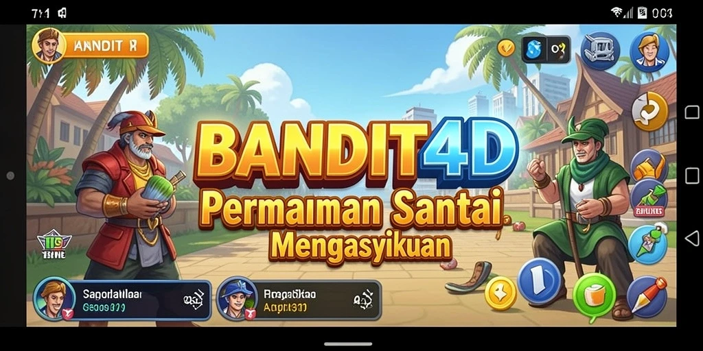 Tampilan menarik dari gameplay BANDIT4D yang menyenangkan.