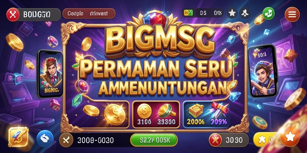 Tampilan gameplay yang menarik dari BIGMSG slot.
