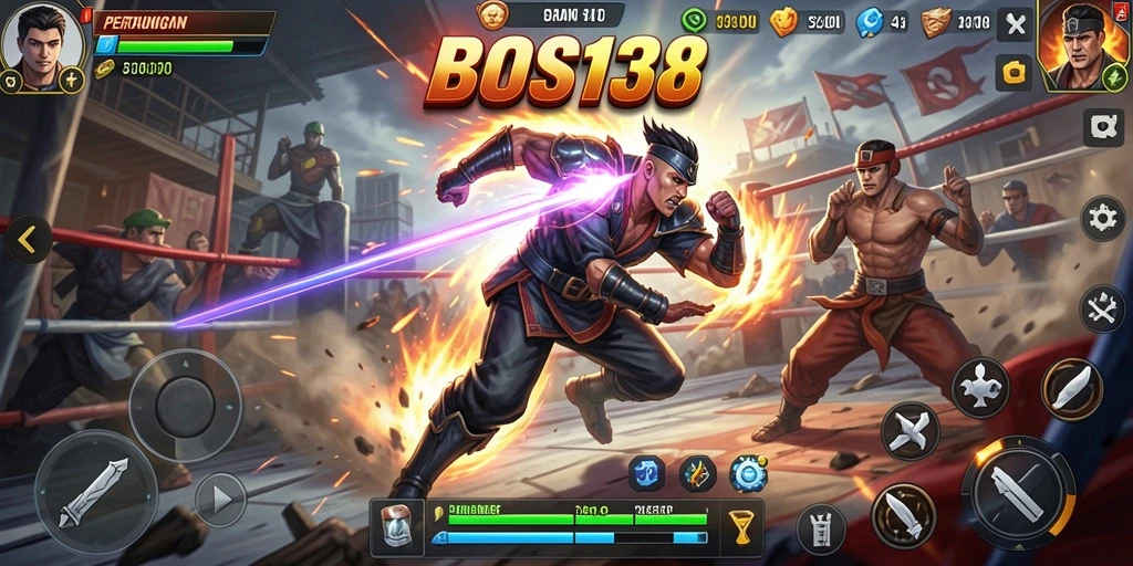Gameplay seru di arena pertarungan BOS138.