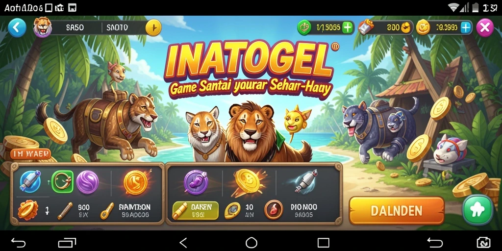 Tampilan menarik dari gameplay INATOGEL yang santai dan menghibur.